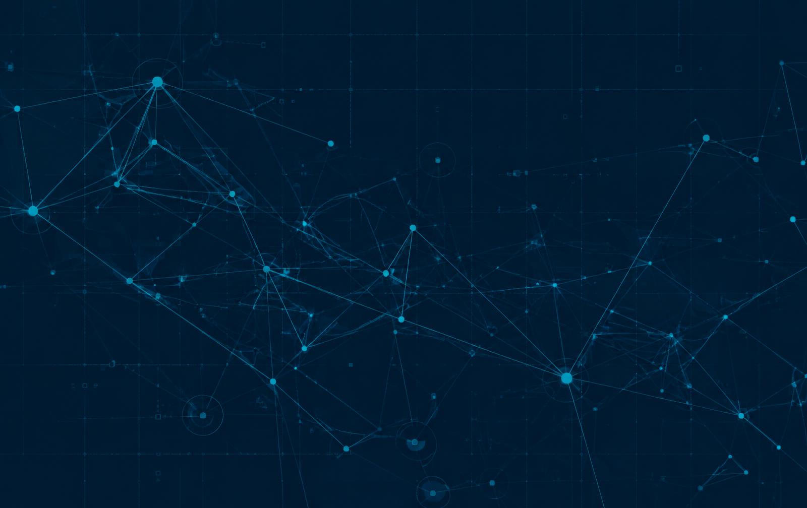 Abstract visualization of a connected digital system